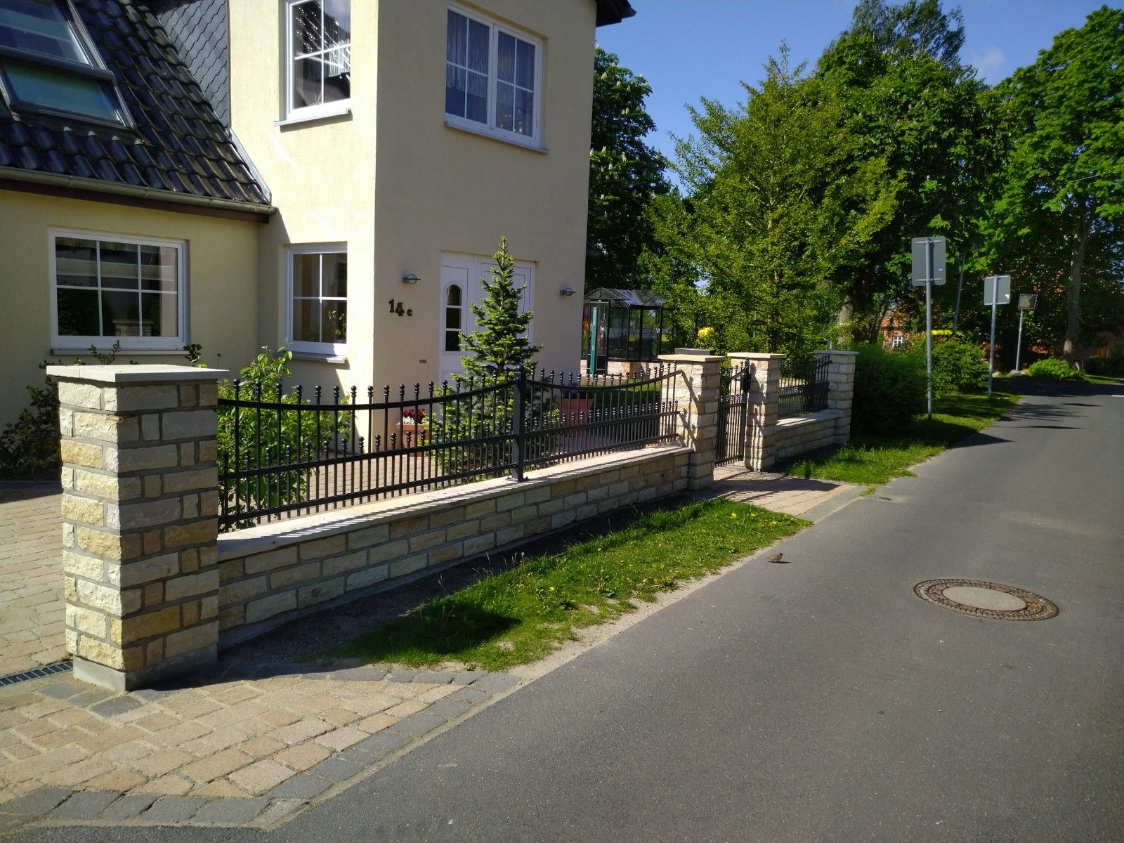 Gartenzaun Gartenmauer